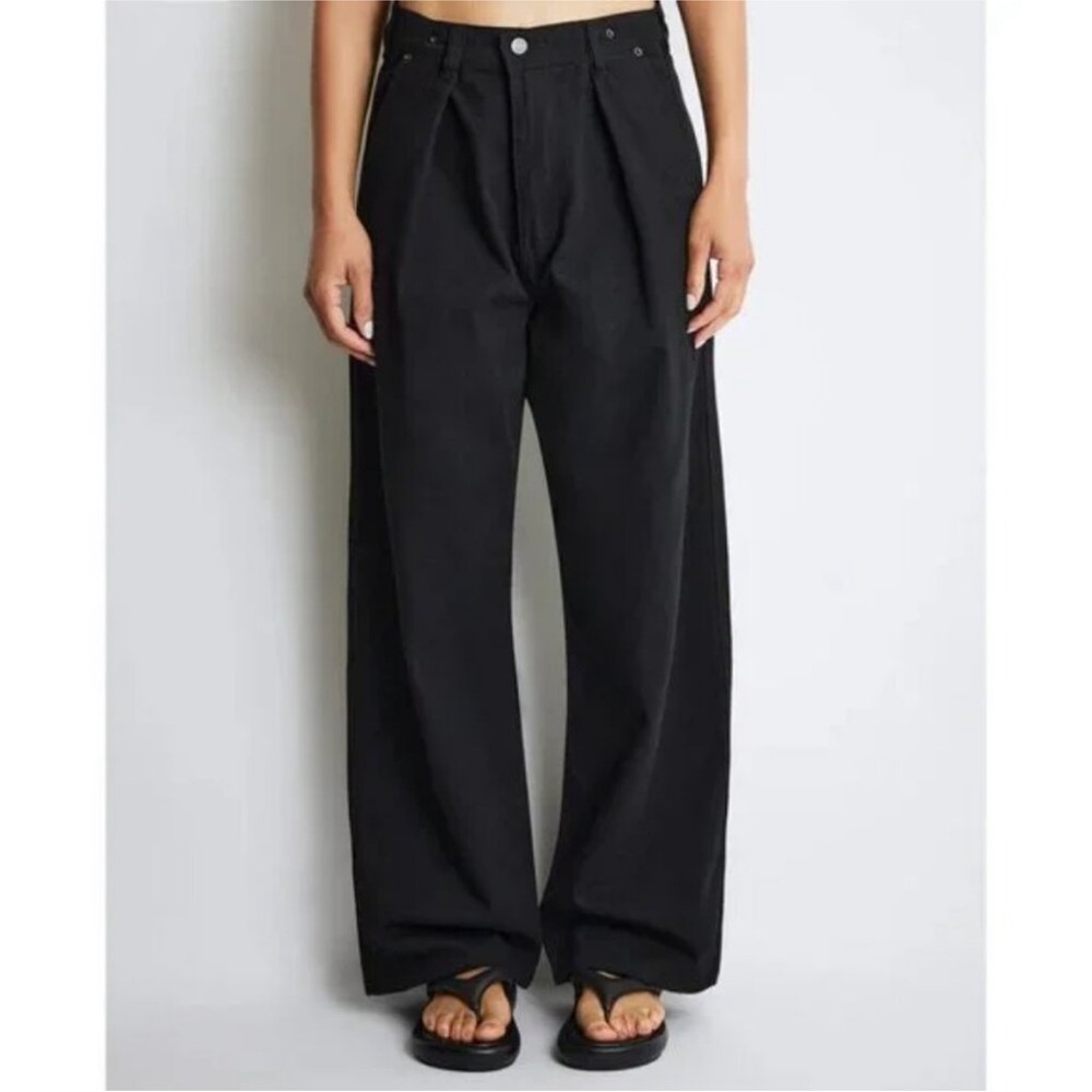 ROUCHA Diana Pleated wide leg denim size B medium size 6-8 US